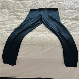 Sympli Navy Blue Leggings. 36” from waist to bottom.